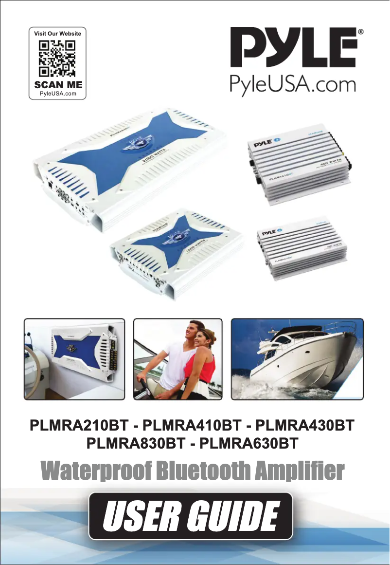 Page n°1 - Manuel utilisateur Pyle PLMRA430BT