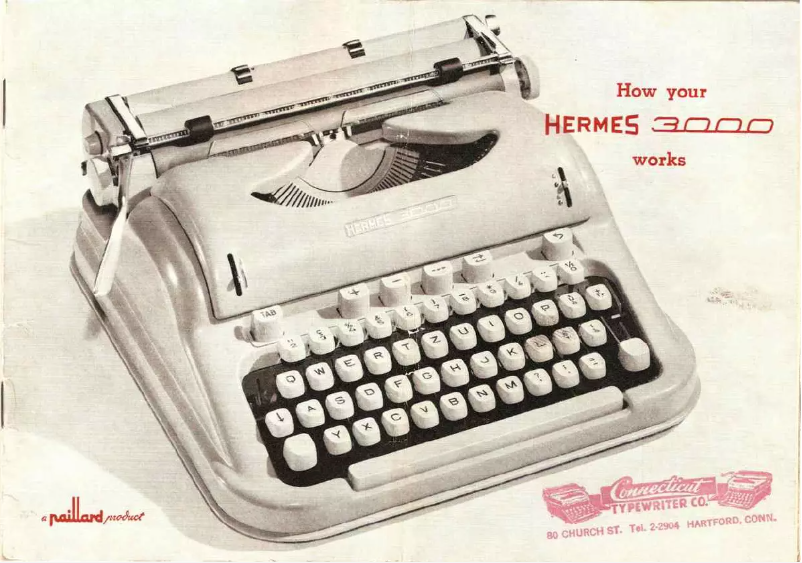 Image de la première page du manuel de l'appareil 3000