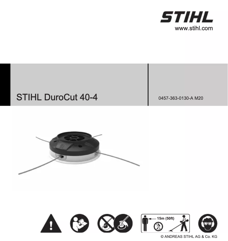 Page 1 de la notice Manuel utilisateur Stihl DuroCut 40-4