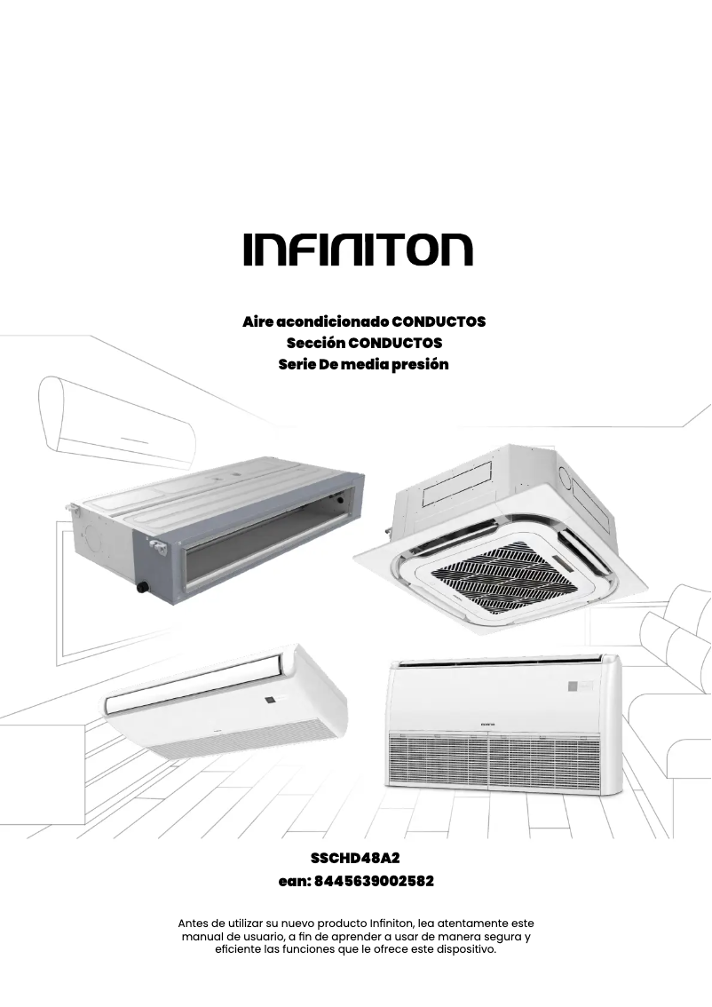 Page n°1 - Manuel utilisateur Infiniton SSCHD48A2
