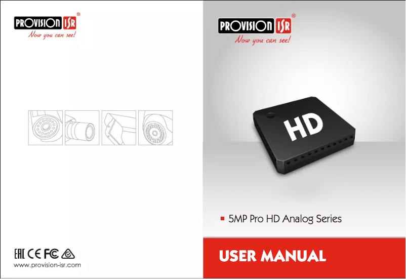 Page n°1 - Manuel utilisateur Provision-ISR DI-350A-28