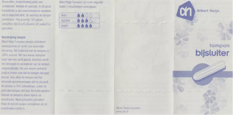 Page 1 de la notice Manuel utilisateur Albert Heijn Super