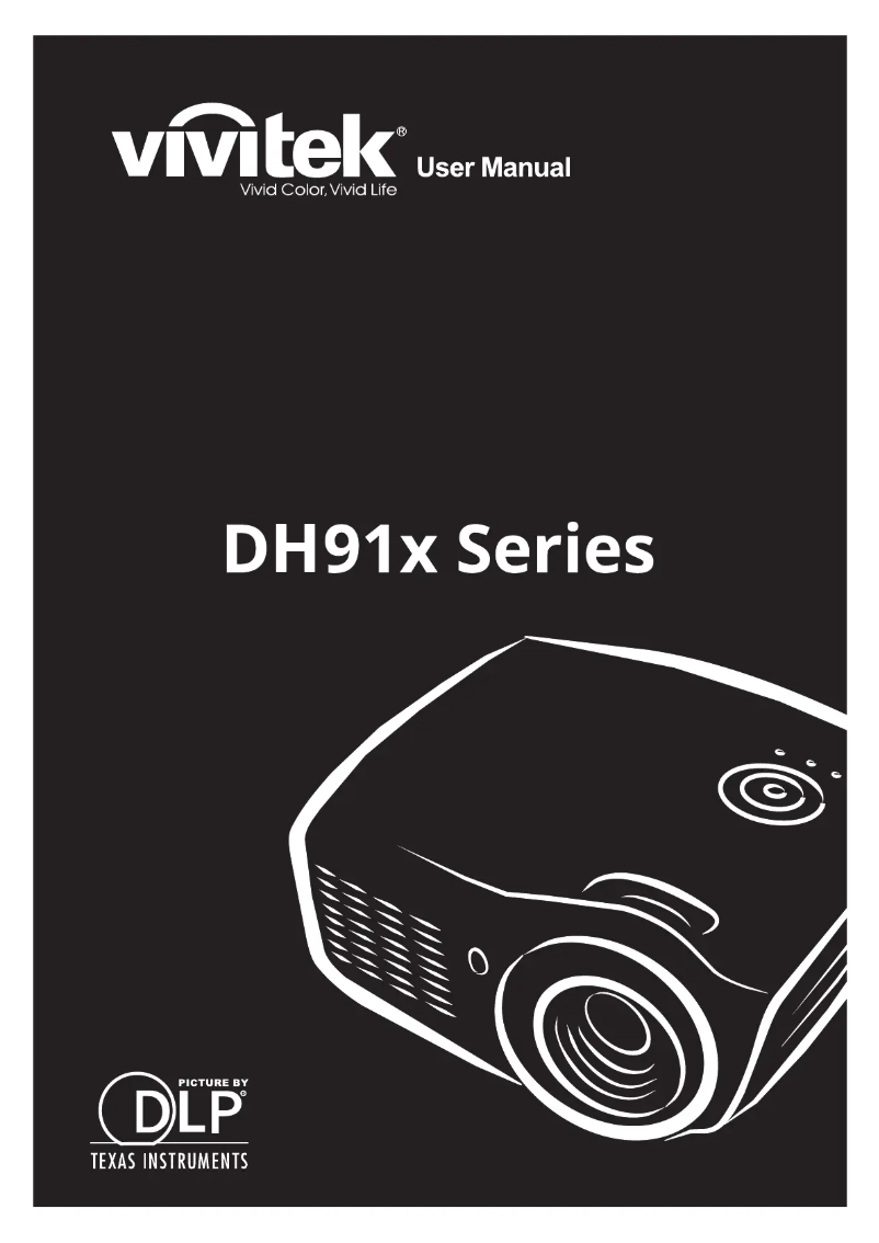 Page 1 de la notice Manuel utilisateur Vivitek DH913