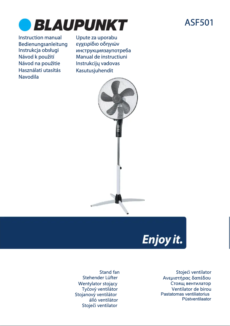 Page n°1 - Manuel utilisateur Blaupunkt ASF501