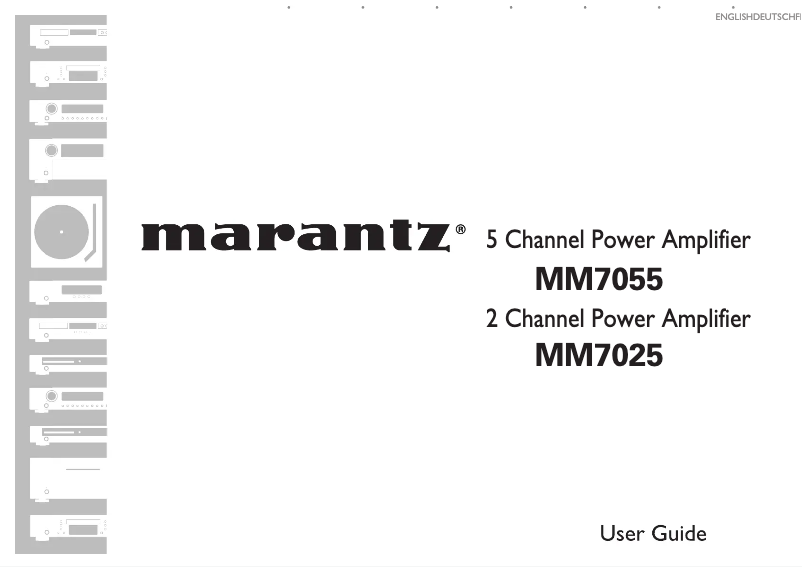 Imagen de la primera página del manual del dispositivo MM7025B