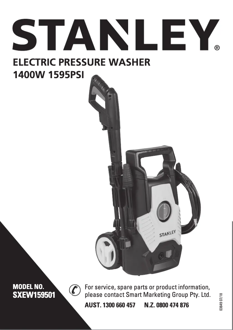 Página 1 del manual Manual de usuario Stanley SXEW159501