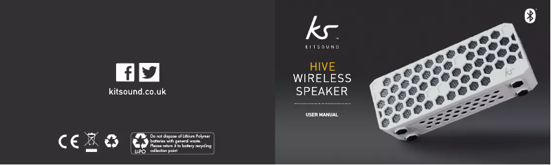 Page n°1 - Manuel utilisateur KitSound Hive