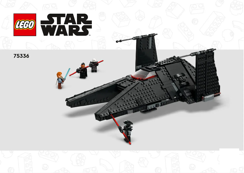 Page 1 de la notice Consignes visuelles Lego Star Wars 75336