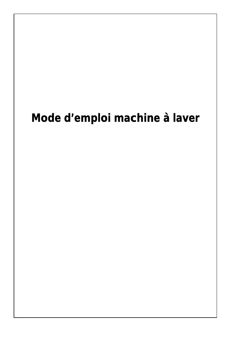 Image de la première page du manuel de l'appareil KUDA 1206 WAV 09
