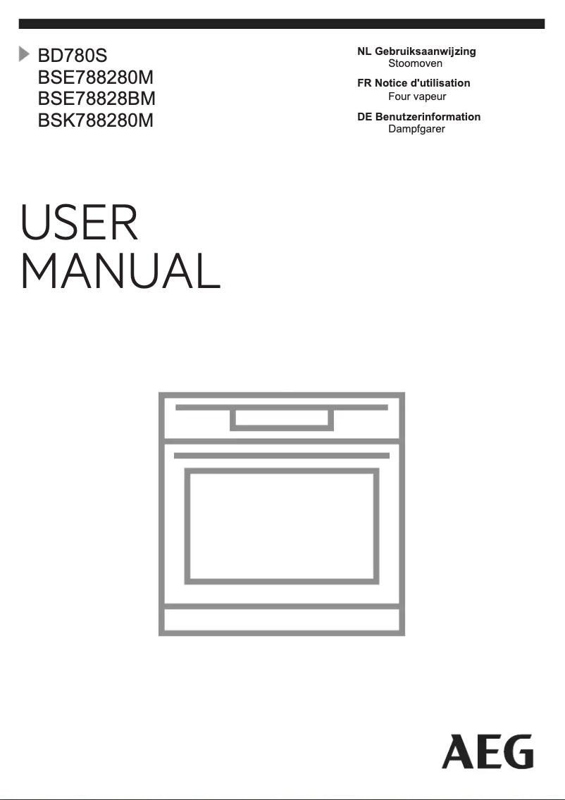 Page 1 de la notice Manuel utilisateur AEG BSE788280M