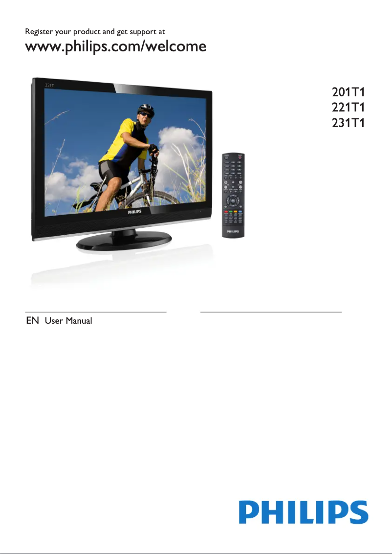 Page n°1 - Manuel utilisateur Philips 201T1