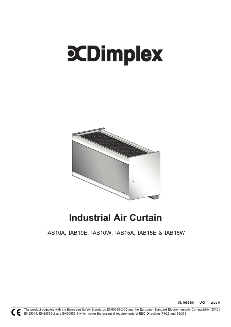Page 1 de la notice Manuel utilisateur Dimplex IAB15W