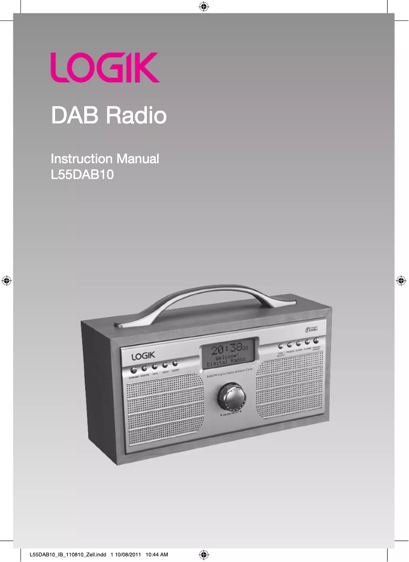 Página 1 del manual Manual de usuario Logik L55DAB10