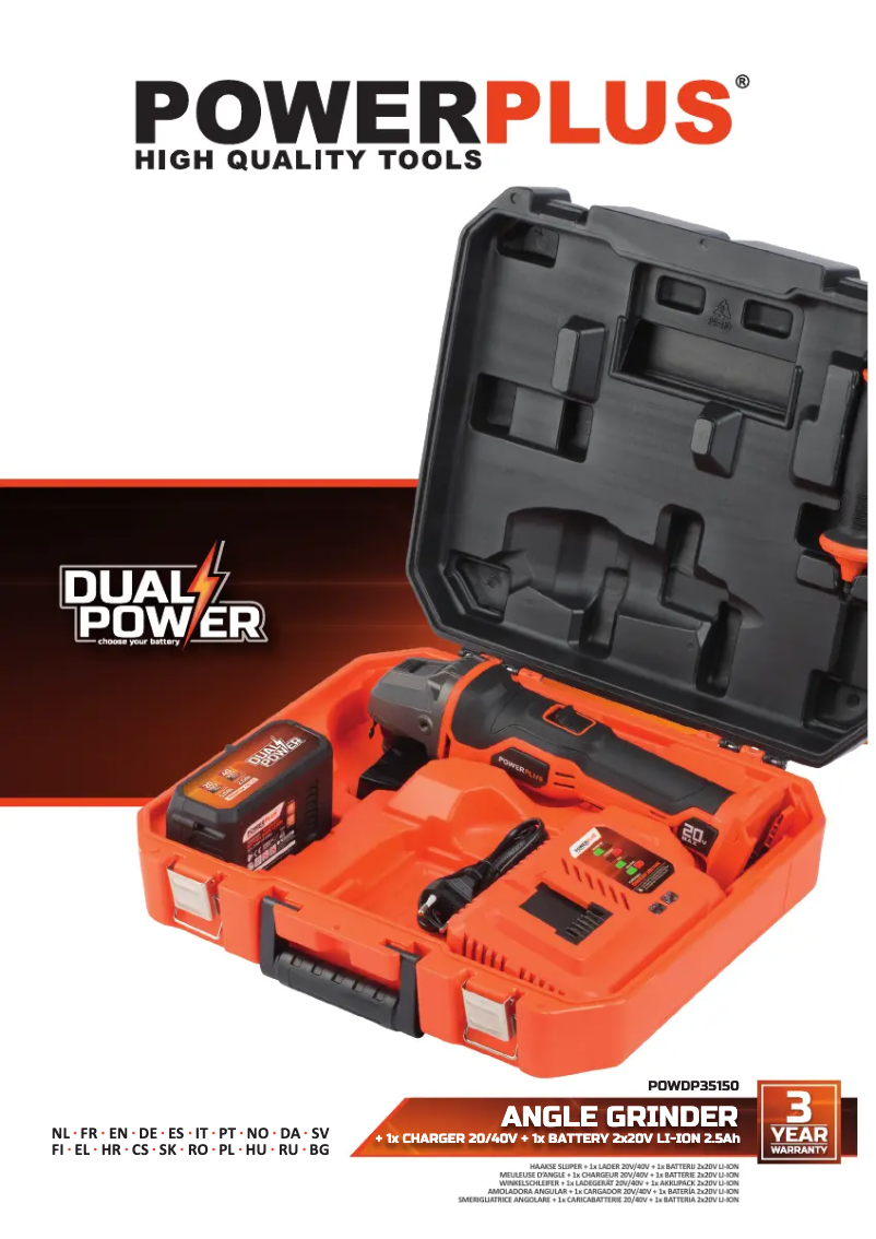 Página 1 del manual Manual de usuario PowerPlus POWDP35150