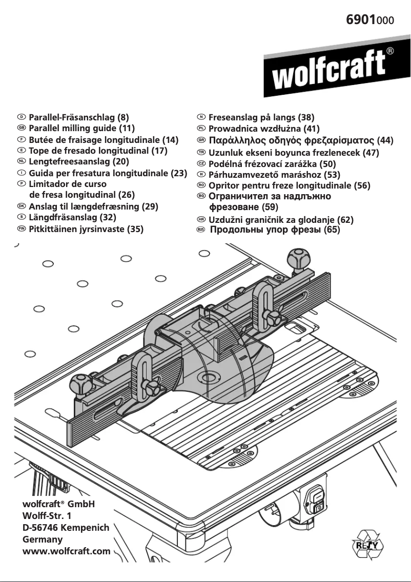 Image de la première page du manuel de l'appareil 6901000