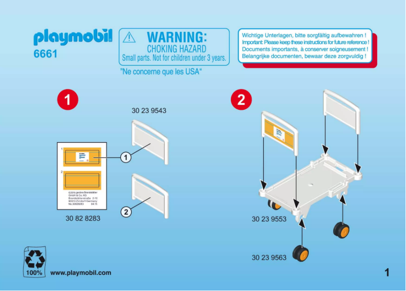 Página 1 del manual Manual de usuario Playmobil Doctor with Child