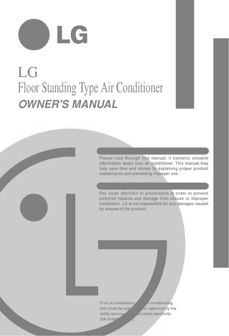 Page 1 de la notice Manuel utilisateur LG LPUK3063ZA