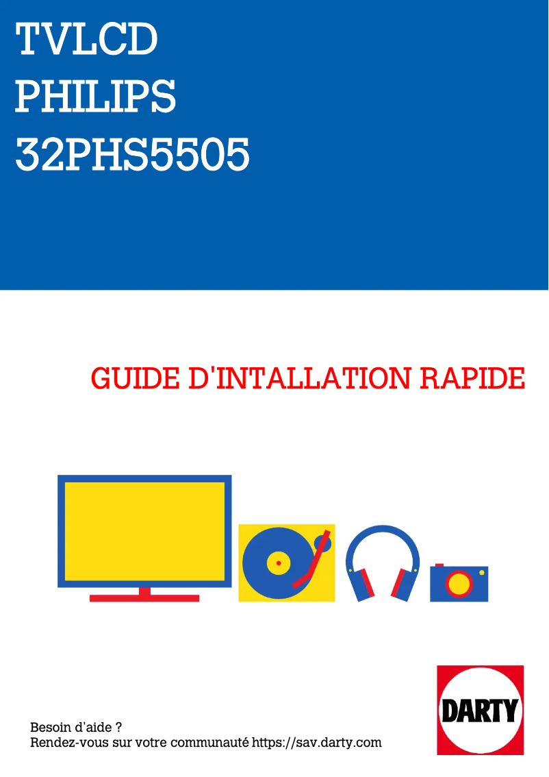 Page n°1 - Manuel utilisateur Philips 32PHS5505