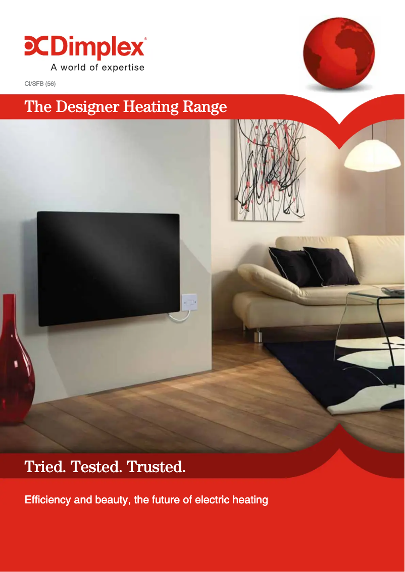 Page 1 de la notice Brochure Dimplex GFP150B