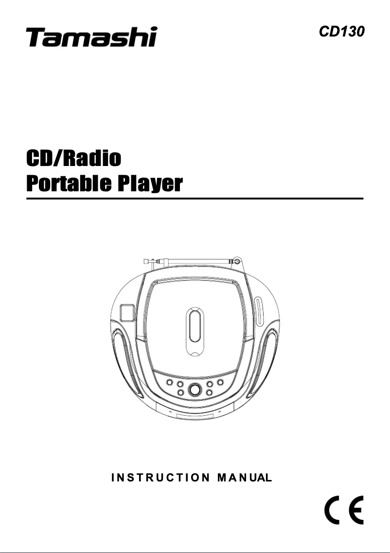 Image de la première page du manuel de l'appareil CD130