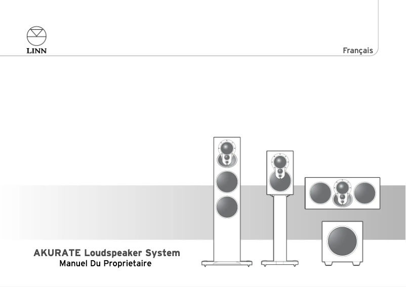 Page n°1 - Manuel utilisateur Linn Akurate