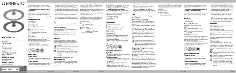 Página 1 del manual Manual de usuario Ernesto IAN 334401