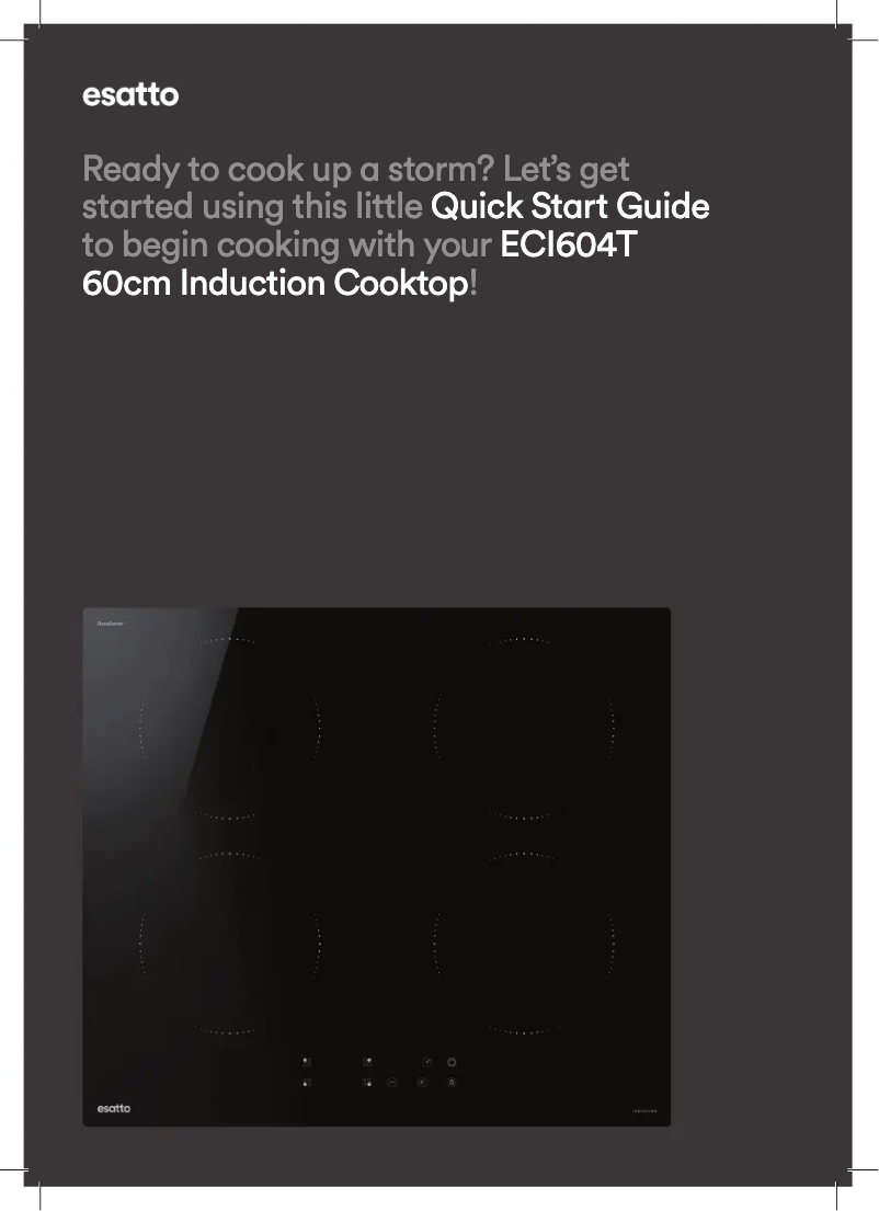 Page n°1 - Guide de démarrage rapide Esatto ECI604T