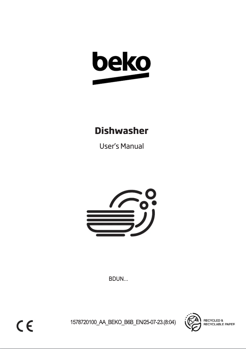 Page n°1 - Manuel utilisateur Beko BDUN25320W