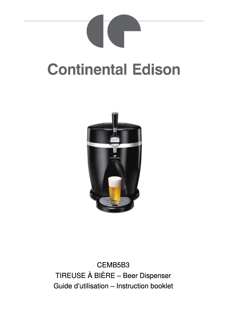 Image de la première page du manuel de l'appareil CEMB5B3