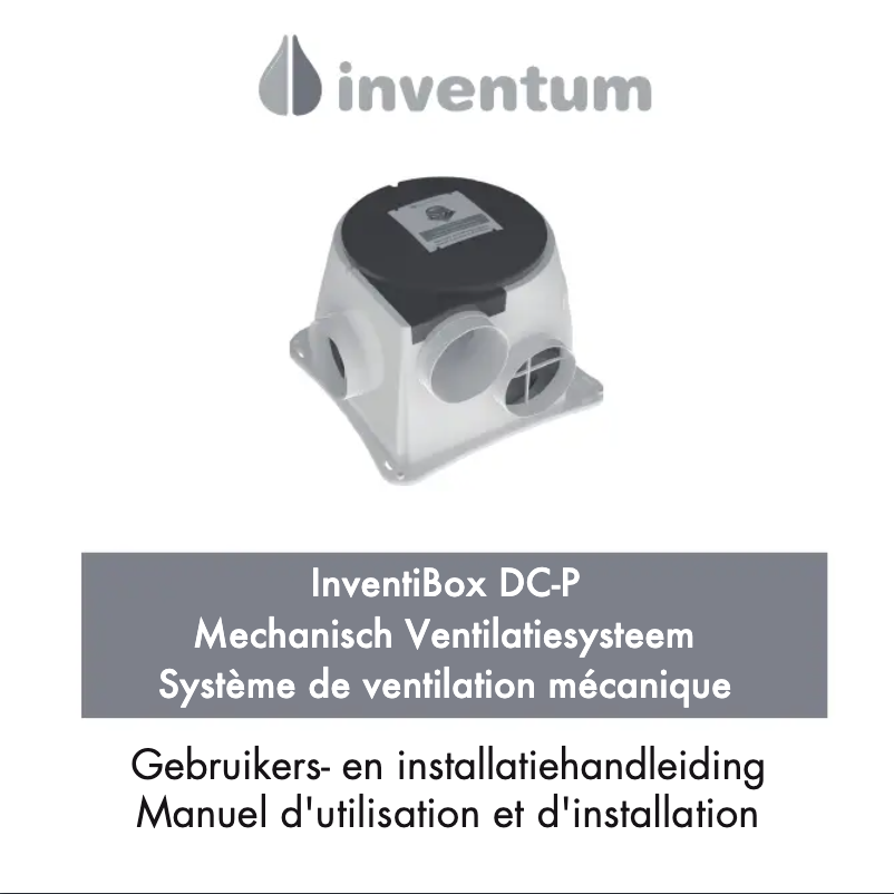 Image de la première page du manuel de l'appareil InventiBox DC-P