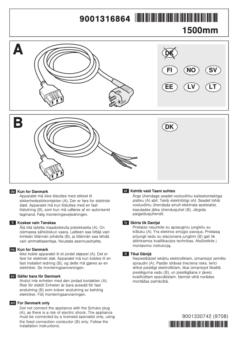 Page n°1 - Guide d'installation Neff C18MT23N0