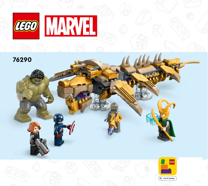 Page n°1 - Manuel utilisateur Lego Marvel 76290