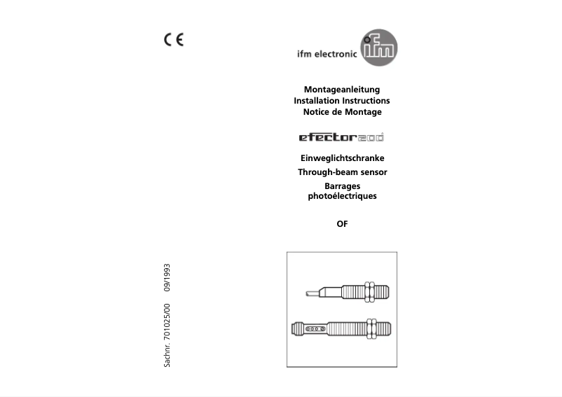 Page n°1 - Manuel utilisateur IFM OF5053