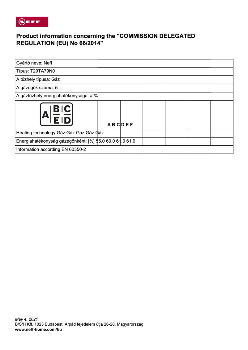 Image de la première page du manuel de l'appareil T29TA79N0