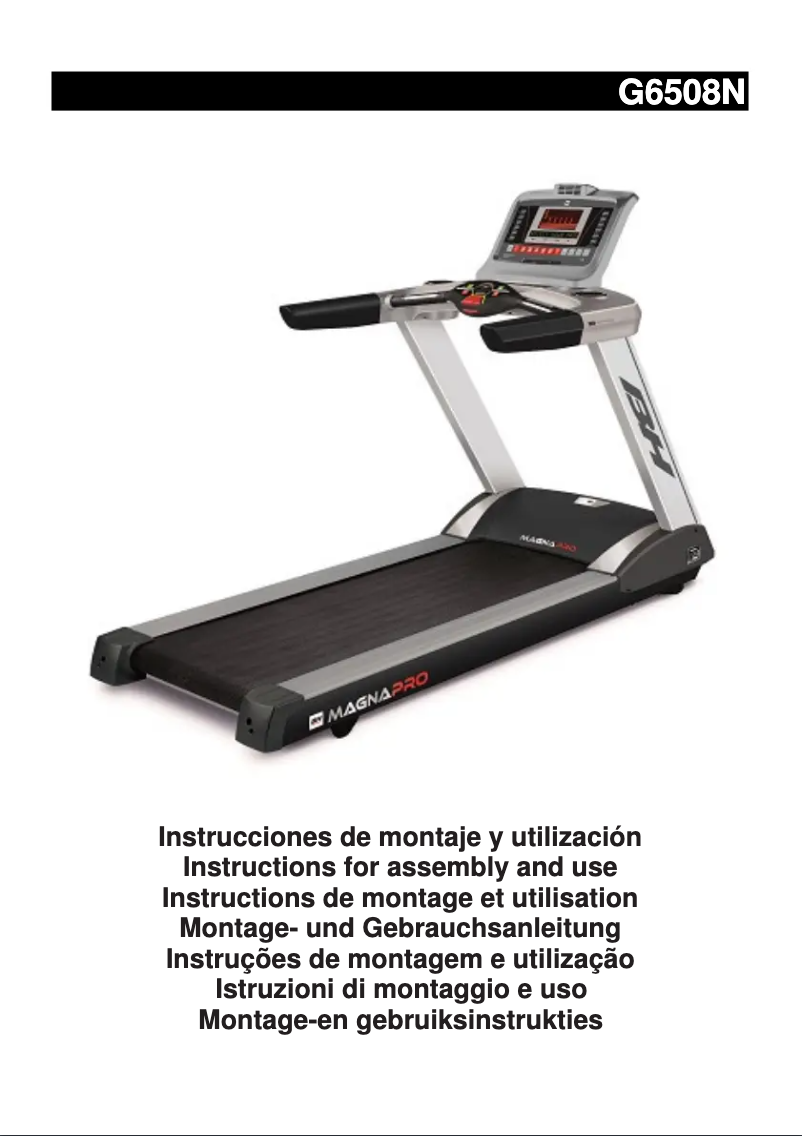 Page 1 de la notice Manuel utilisateur BH Fitness Magna Pro