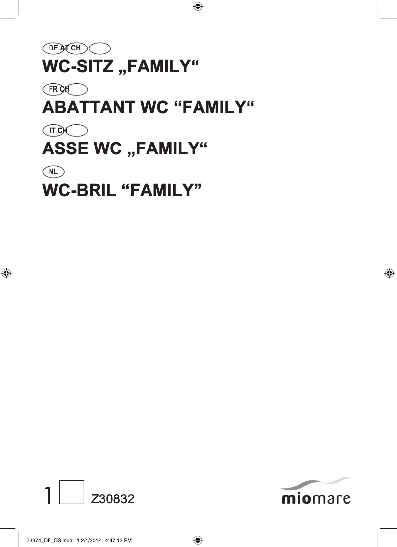 Página 1 del manual Manual de usuario Miomare Family IAN 73374