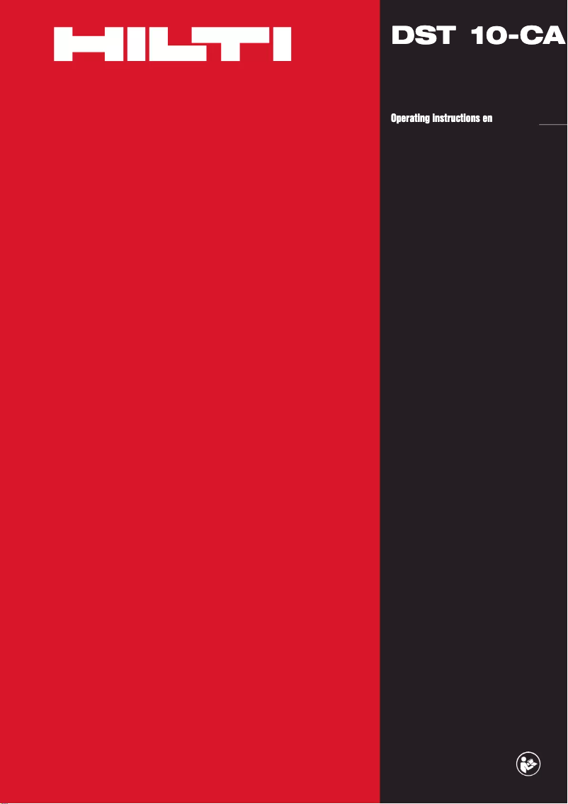 Página 1 del manual Manual de usuario Hilti DST 10-CA