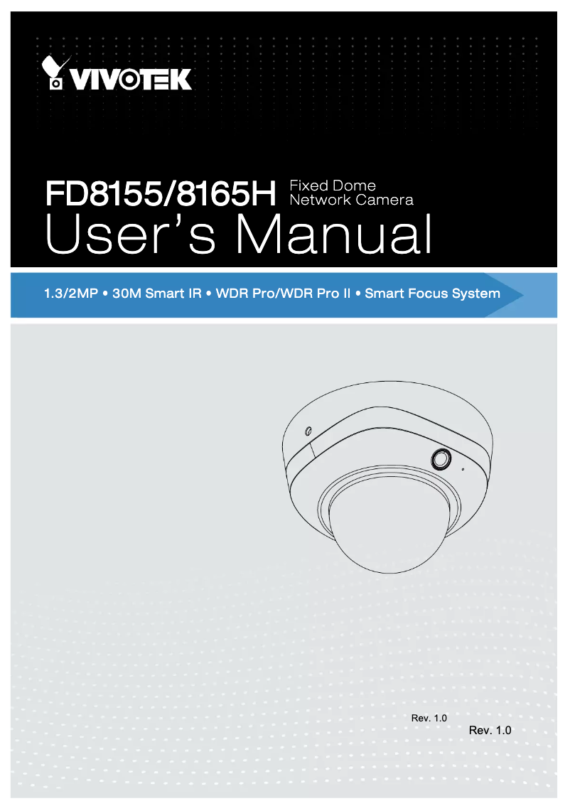 Image de la première page du manuel de l'appareil FD8165H