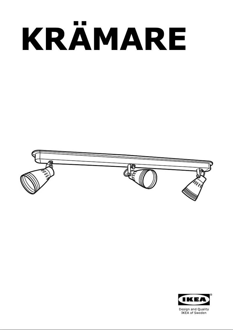 Image de la première page du manuel de l'appareil KRAMARE