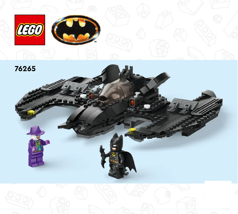 Page 1 de la notice Manuel utilisateur Lego Batman 76265