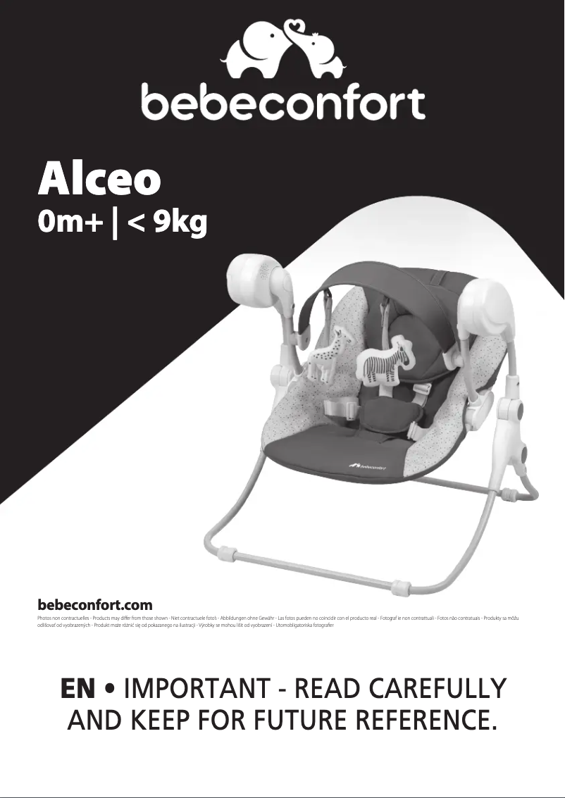 Image de la première page du manuel de l'appareil Alceo