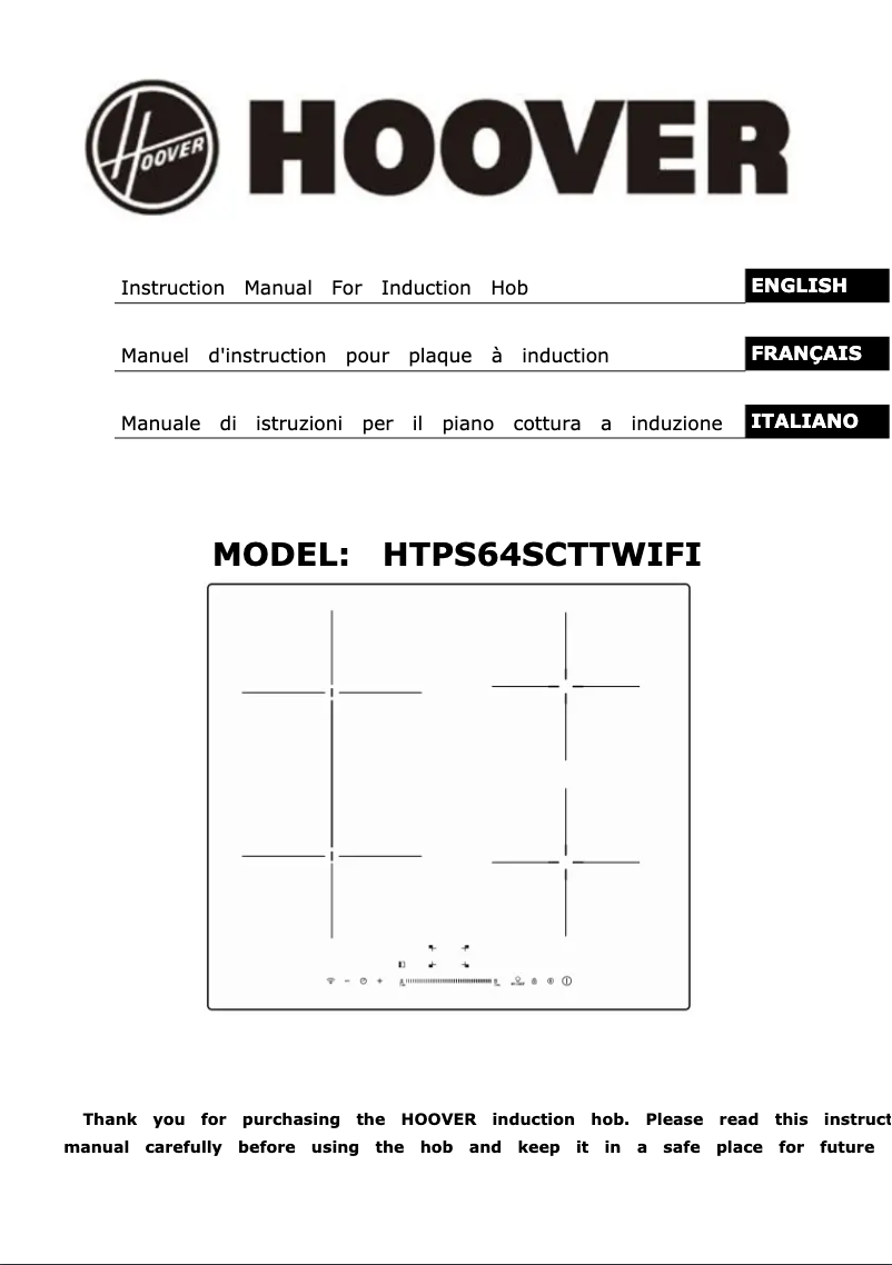 Image de la première page du manuel de l'appareil HTPS64SCTTWIFI