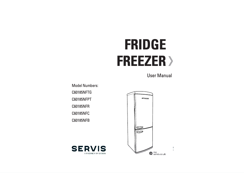 Page n°1 - Manuel utilisateur Servis C60185NFC