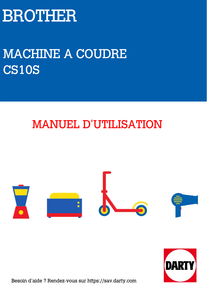 Page n°1 - Manuel utilisateur Brother CS10s