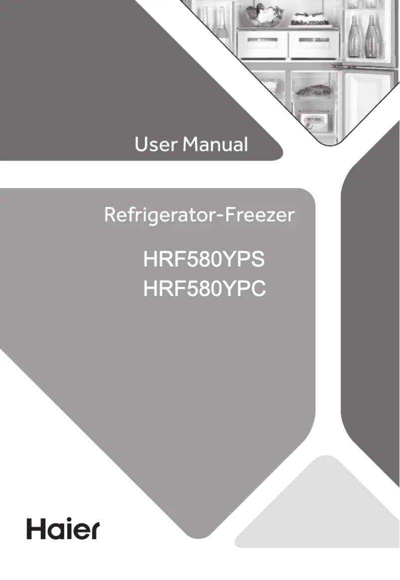 Page n°1 - Guide d'installation Haier HRF580YPC