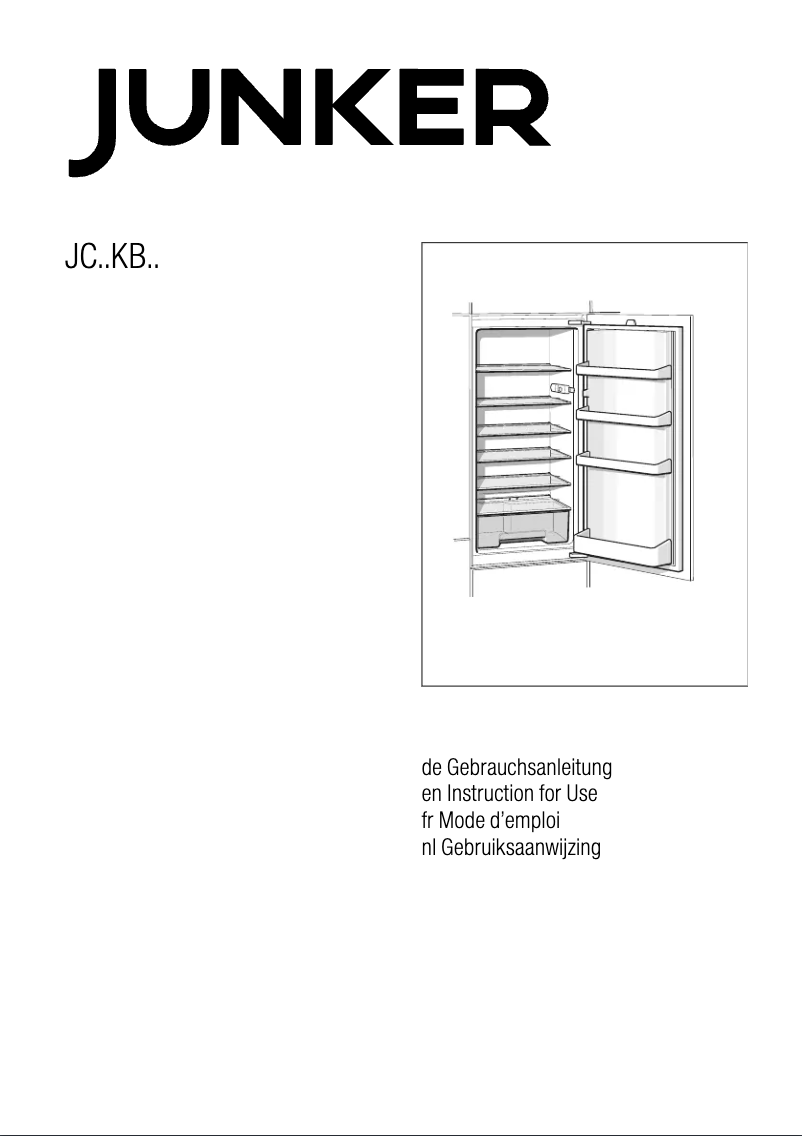Page n°1 - Manuel utilisateur Junker JC30KB20