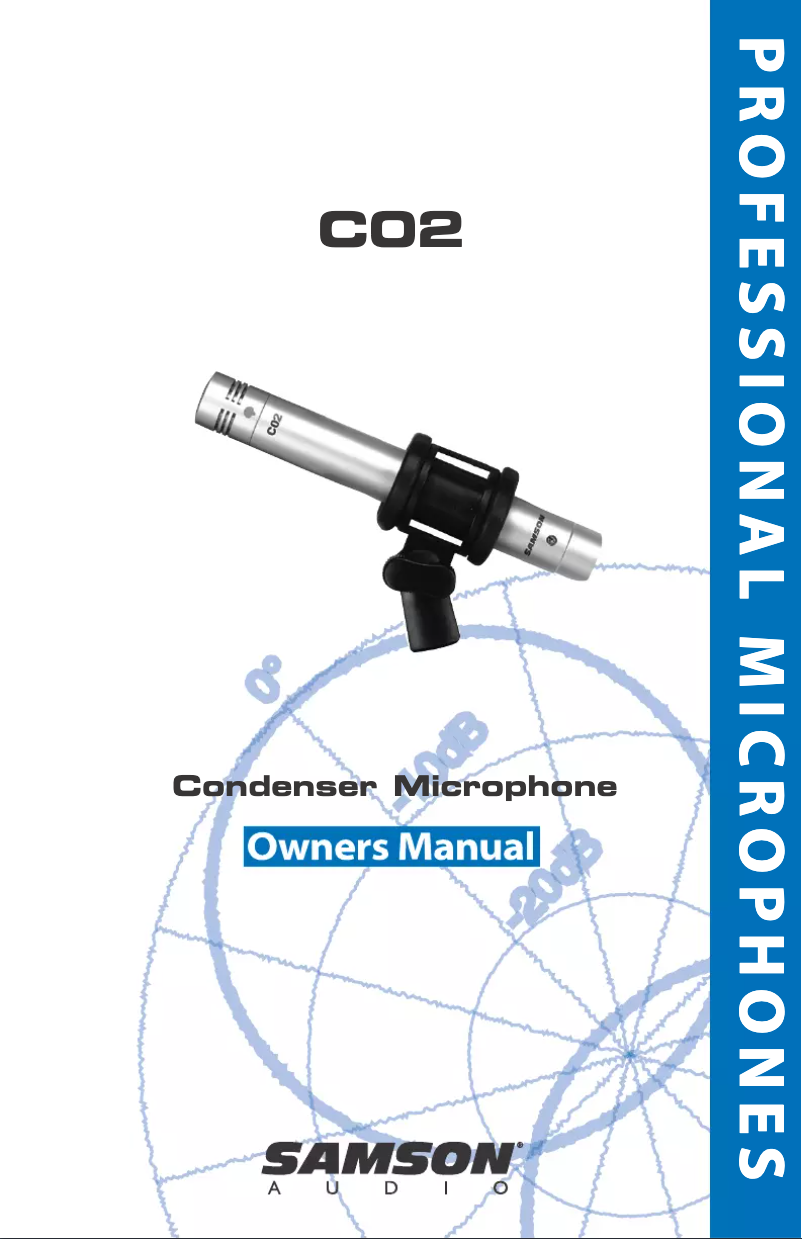 Page 1 de la notice Manuel utilisateur Samson C02