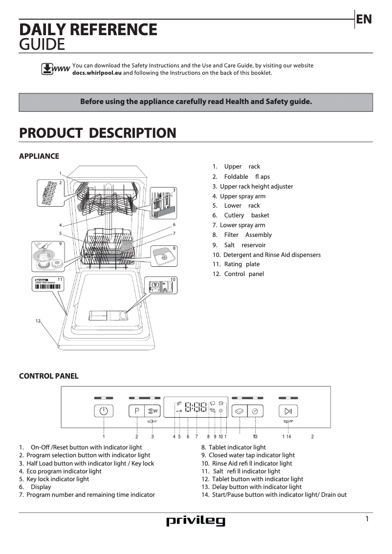 Image de la première page du manuel de l'appareil RSBC 3M19 X