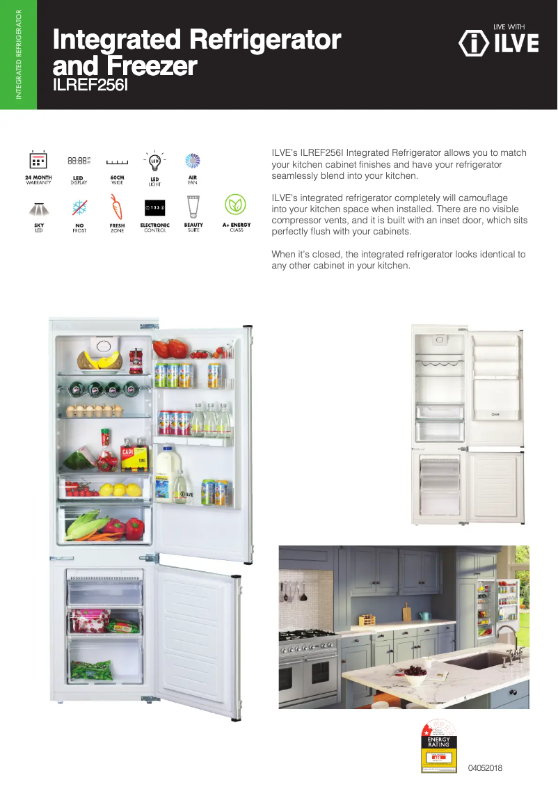 Image de la première page du manuel de l'appareil ILREF256I/R