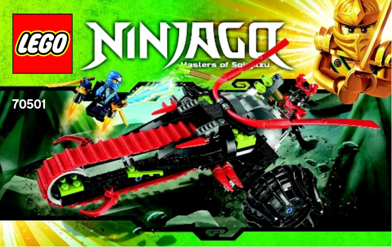 Page 1 de la notice Manuel utilisateur Lego Ninjago 70501